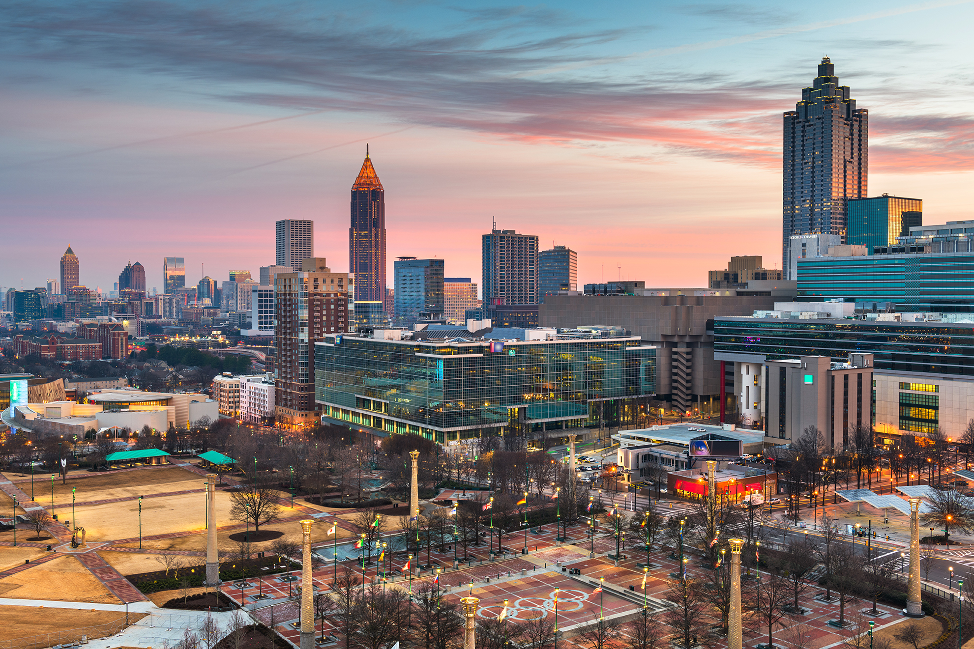 Skyline view of Downtown Atlanta, Georgia